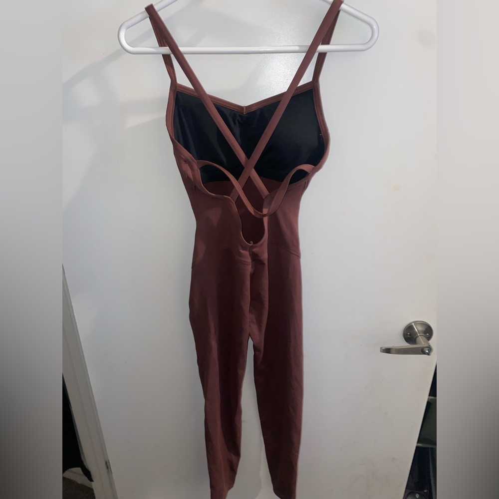 Bombshell Sportswear Sculpted Bodysuit in Chocolate
